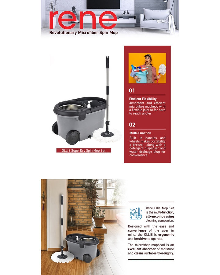 René Ollie spin-mop system product detail