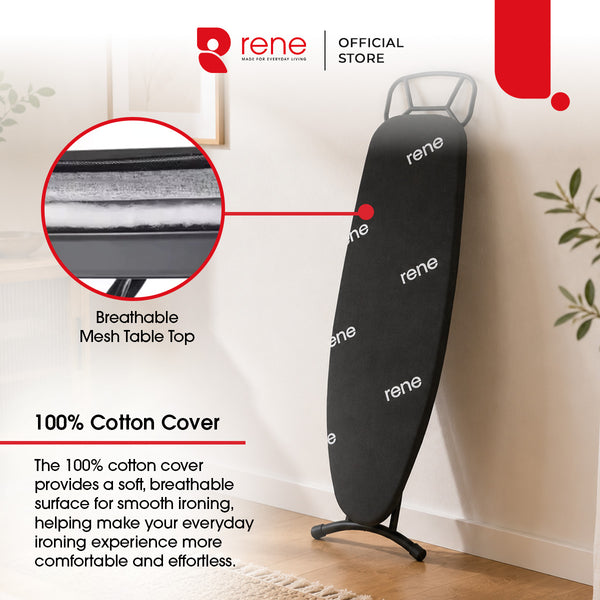 Rene Noir Curve Adjustable Ironing Board