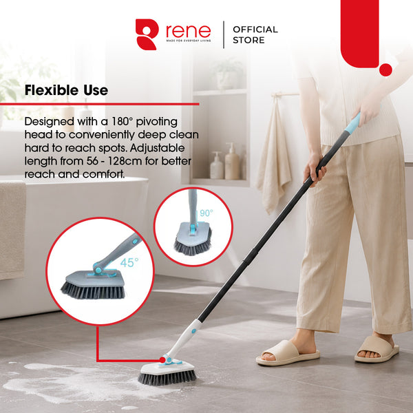 Rene 3 In 1 Adjustable Pristine Cleaning Brush