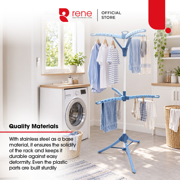 Rene Octo Adjustable Clothes Hanger & Coat Rack