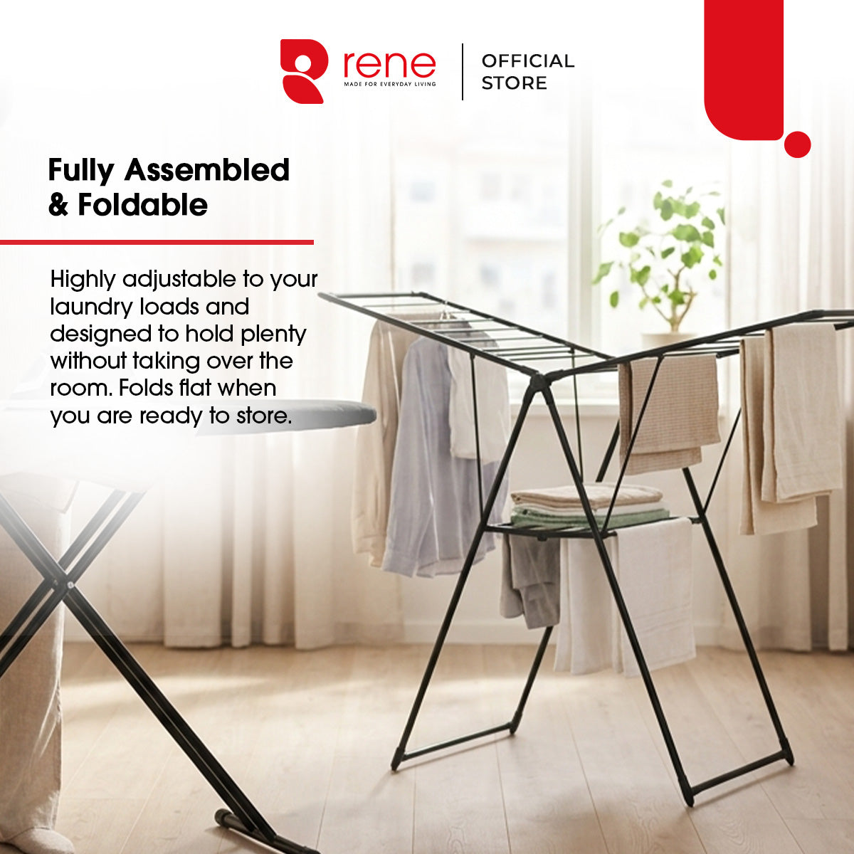 Rene Elegance Stainless Steel Wing Drying Rack
