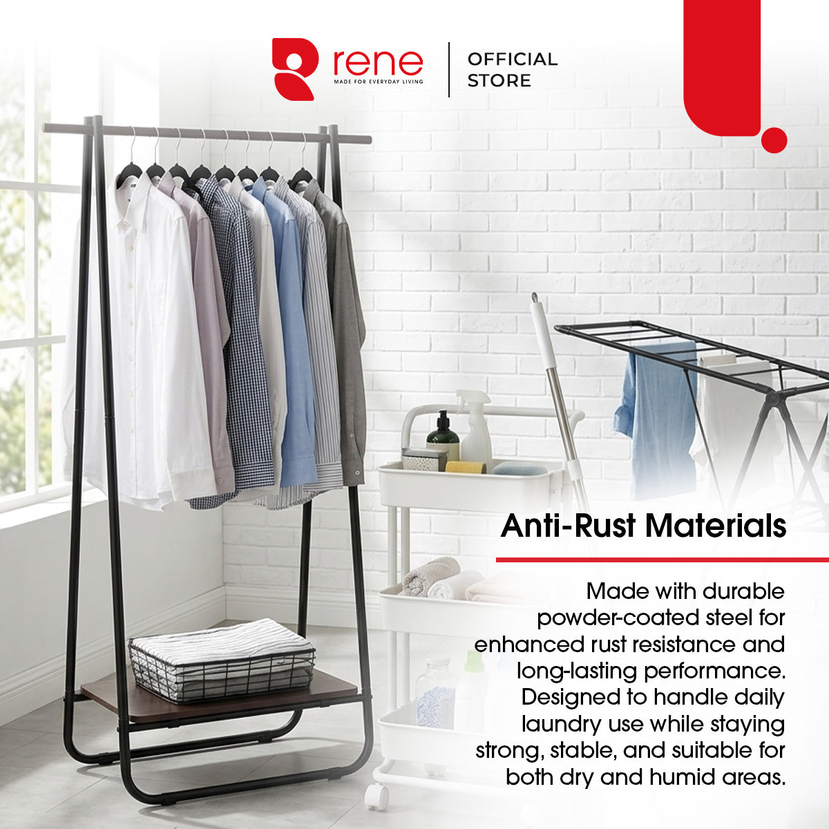 Rene Swing Foldable Garment Rack