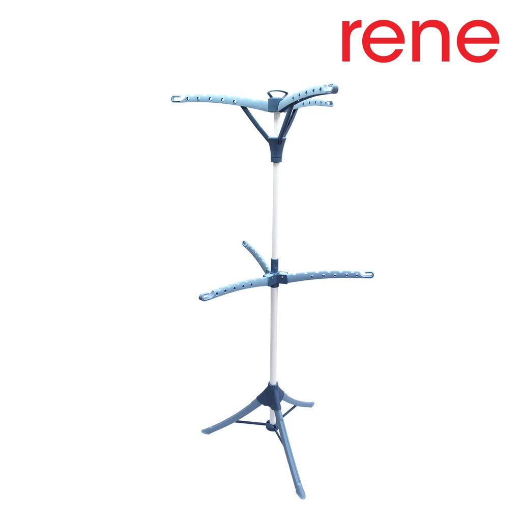 René Octo 6-arm vertical laundry rack