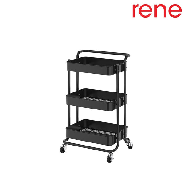 René 3-tier mobile utility trolley