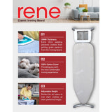 René Classic foldable ironing board product detail