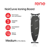 René Noir Curve adjustable ironing board in medium size