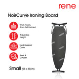 René Noir Curve adjustable ironing board in small size
