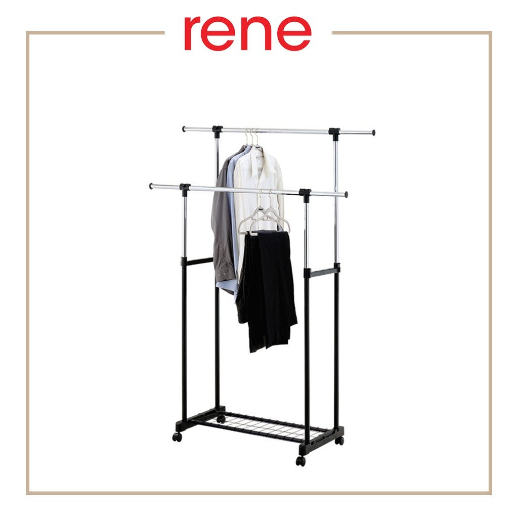 René Duo adjustable double-rail drying rack