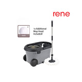 René Ollie wheeled spin-mop bucket system