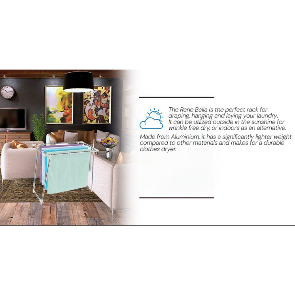 René Bella drying rack for compact homes