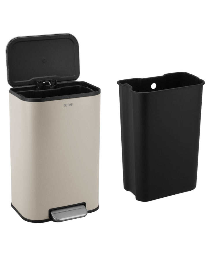 René Nuvo rectangular pedal bin product detail