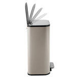 René Nuvo fingerprint-resistant pedal bin